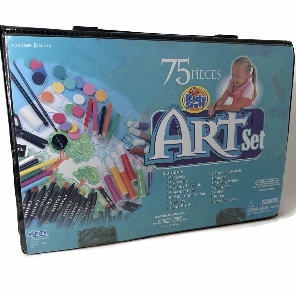 75 Piece  Art Set - New in Open Box